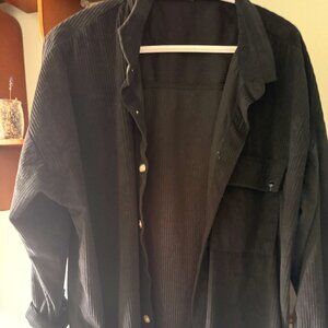 Notice the Reckless Corduroy Button Up